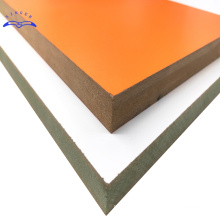 Qinge mdf factory high quality melamine mdf good price 18mm mdf board